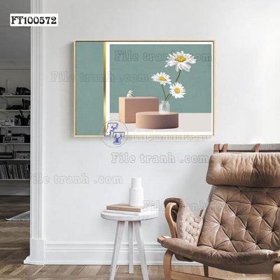 File tranh gốc File tranh hiện đại pha lê gương FT100572 (sắc nét từng chi tiết)