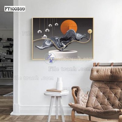 File gốc File tranh hiện đại pha lê gương FT100599 (ảnh rõ nét) để in