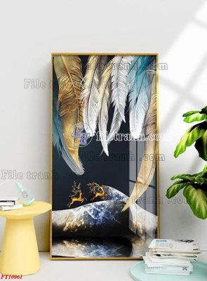 File gốc File tranh bộ hiện đại FT10061 (phiên bản chuẩn) để in ấn