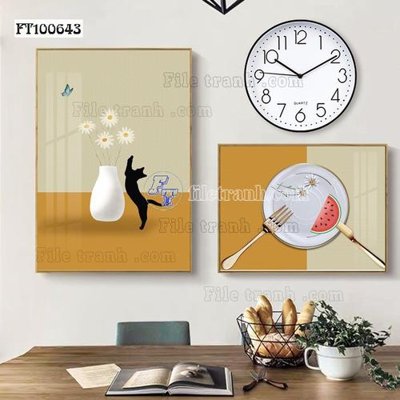 File ảnh File tranh hiện đại pha lê gương FT100643 (gốc) cho trang trí nội thất