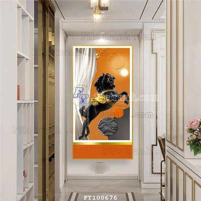 File tranh quảng cáo File tranh hiện đại pha lê gương FT100676 (download file gốc)