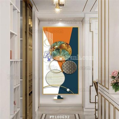 File in trần File tranh hiện đại pha lê gương FT100692 (bản gốc) trời sao