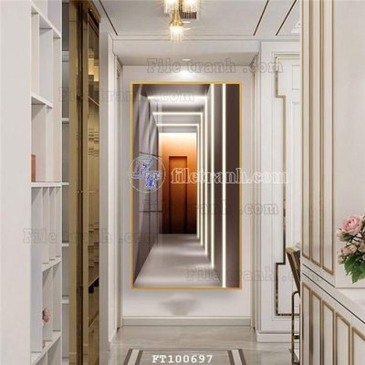 File ảnh File tranh hiện đại pha lê gương FT100697 (gốc) in biển hiệu
