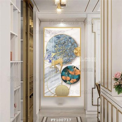 Tải file File tranh hiện đại pha lê gương FT100717 (gốc) làm tranh trang trí