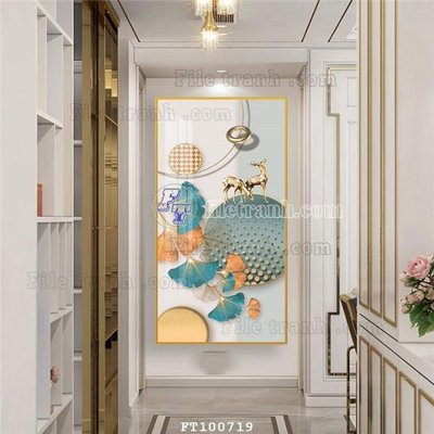 Chi tiết file tranh tráng gương File tranh hiện đại pha lê gương FT100719 (ảnh gốc)