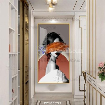 Hình ảnh gốc File tranh hiện đại pha lê gương FT100739 (để in khổ lớn)