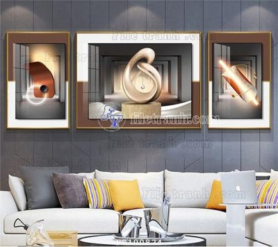 File tranh File tranh hiện đại pha lê gương FT100824 (bản gốc) in lụa dán tường