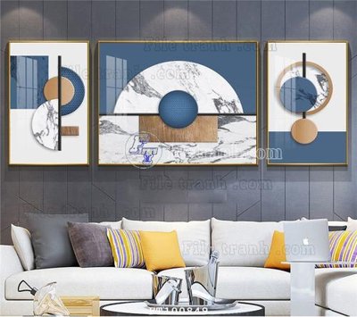 File tranh File tranh hiện đại pha lê gương FT100849 (bản gốc) treo tường