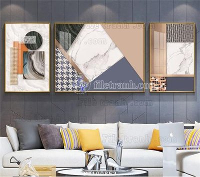 File tranh File tranh hiện đại pha lê gương FT100853 (gốc) chủ đề con người