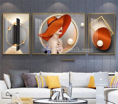 File tranh File tranh hiện đại pha lê gương FT100863 (gốc) in film