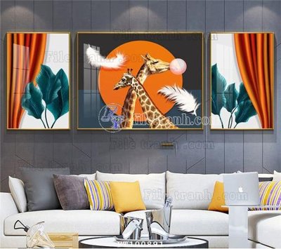 Ảnh gốc File tranh hiện đại pha lê gương FT100891 (độ nét cao) in tráng gương