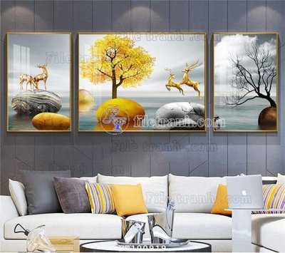 Tải file File tranh hiện đại pha lê gương FT100919 (ảnh gốc) file AI/EPS