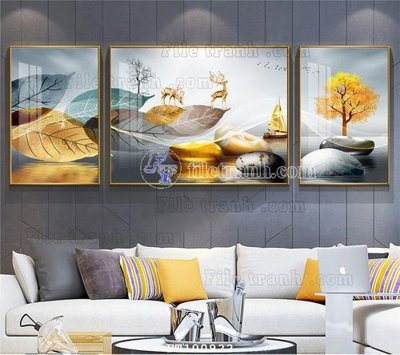 File gốc File tranh hiện đại pha lê gương FT100922 (in 3D) cho trang trí