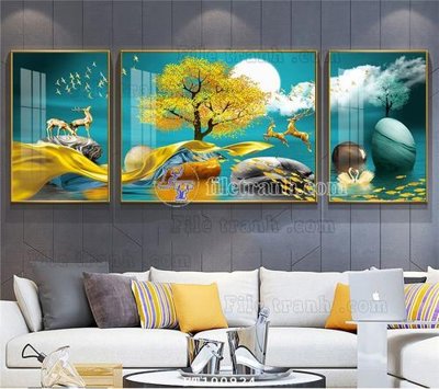 Tải file gốc File tranh hiện đại pha lê gương FT100924 (bản PSD) gốc