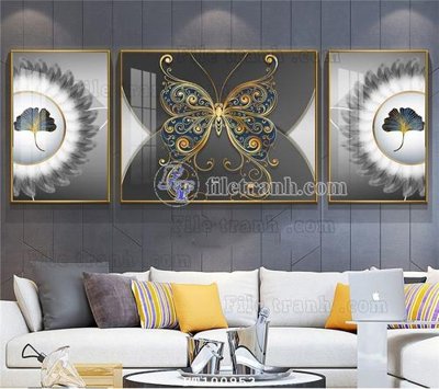 File tranh gốc File tranh hiện đại pha lê gương FT100953 (bản quyền) file PSD