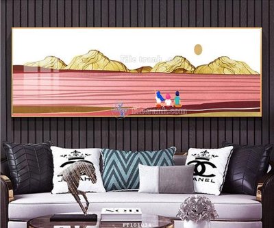 File tranh in trần 3D File tranh hiện đại pha lê gương FT101034 (ảnh gốc)