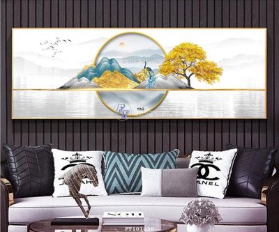 File tranh File tranh hiện đại pha lê gương FT101038 (bản gốc) in lụa 3D