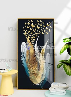 File gốc File tranh bộ hiện đại FT10105 (in mica) cắt laser