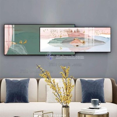 File gốc File tranh hiện đại pha lê gương FT101069 (PNG) nền trong suốt