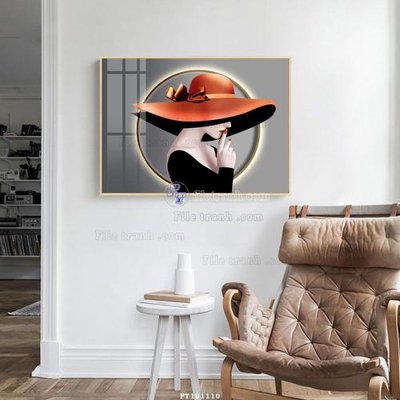 File tranh trang trí File tranh hiện đại pha lê gương FT101110 (tải file gốc)