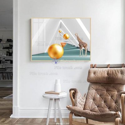 File gốc File tranh hiện đại pha lê gương FT101130 (in tráng gương) sang trọng