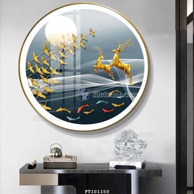 Download file gốc File tranh hiện đại pha lê gương FT101150 (in mica) trang trí