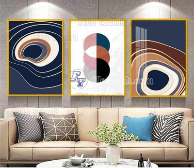 Tải file File tranh hiện đại pha lê gương FT101172 (gốc) chủ đề hoa sen