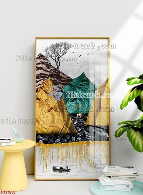 Tải file File tranh bộ hiện đại FT10121 (gốc) in ấn chất lượng