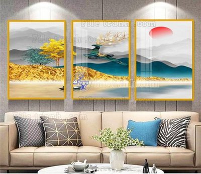 File tranh File tranh hiện đại pha lê gương FT101217 (gốc) chủ đề động vật