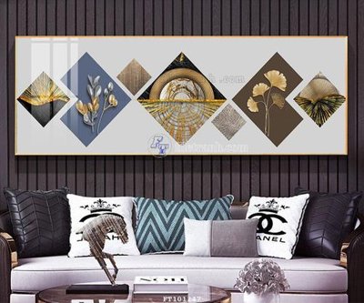 File gốc in ấn File tranh hiện đại pha lê gương FT101247 độ phân giải cao