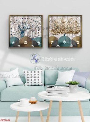 File tranh File tranh bộ hiện đại FT10146 (bản gốc) trang trí văn phòng