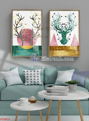 File tranh gốc File tranh bộ hiện đại FT10157 (sắc nét từng chi tiết)