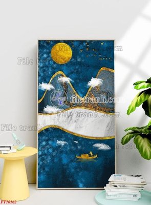 File ảnh File tranh bộ hiện đại FT10162 (gốc) trang trí khách sạn