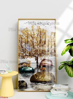 File tranh File tranh bộ hiện đại FT10174 (gốc) chủ đề thiên nhiên