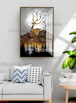 File tranh trang trí File tranh bộ hiện đại FT10176 (tải file gốc)