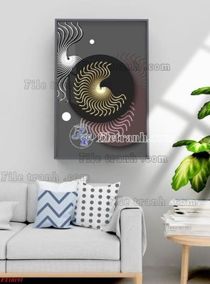 Chi tiết file ảnh File tranh bộ hiện đại FT10197 sắc nét