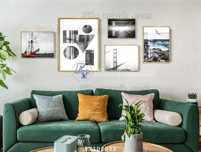 File tranh File tranh hiện đại pha lê gương FT102022 (ảnh gốc) sắc nét hoàn hảo