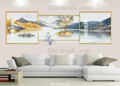 Tải file File tranh hiện đại pha lê gương FT102043 (gốc) in tranh tráng gương