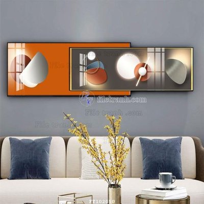 File gốc File tranh hiện đại pha lê gương FT102050 (bản quyền) cho in ấn