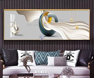 File gốc File tranh hiện đại pha lê gương FT102093 (chuẩn màu) cho in offset