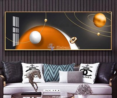 File PSD File tranh hiện đại pha lê gương FT102097 (bản gốc) đã tách nền