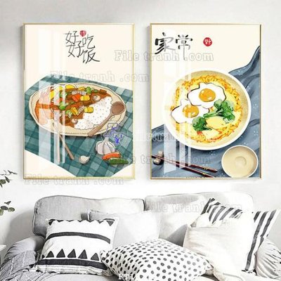 File gốc File tranh hiện đại pha lê gương FT102154 (in lụa) trang trí tường