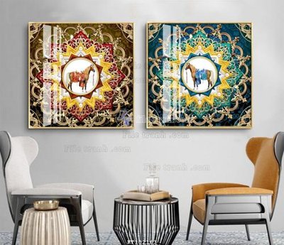 File in ấn File tranh hiện đại pha lê gương FT102163 (bản gốc) cao cấp