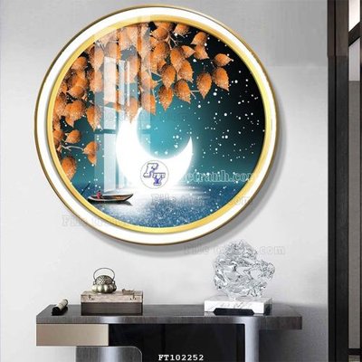 File gốc File tranh hiện đại pha lê gương FT102252 (in mica) cắt laser