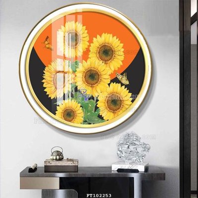 Hình ảnh file gốc File tranh hiện đại pha lê gương FT102253 cho in UV