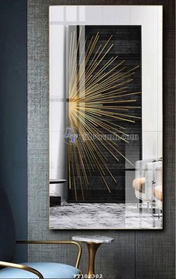 File in mica File tranh hiện đại pha lê gương FT102302 (bản gốc) sắc sảo