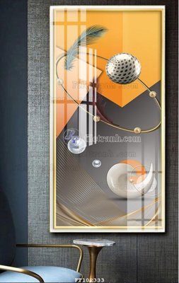 File tranh File tranh hiện đại pha lê gương FT102333 (gốc) in film