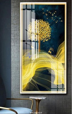 Tải file tranh gốc File tranh hiện đại pha lê gương FT102337 chất lượng cao