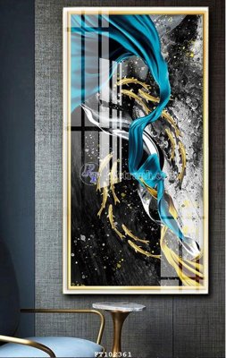 File gốc File tranh hiện đại pha lê gương FT102361 (in mica) làm quà tặng