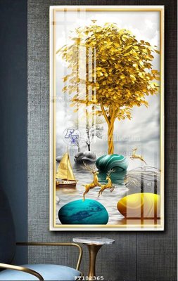 Download file ảnh gốc File tranh hiện đại pha lê gương FT102365 để in ấn